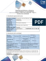 Guía de Actividades y Rúbrica de Evaluación - Paso 5 - Construcción Individual