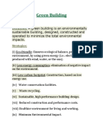 Green Building Strategies and Benefits
