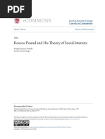 Roscoe Pound and His Theory of Social Interests PDF