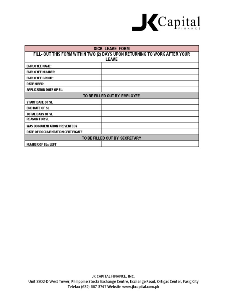 SL Form | PDF