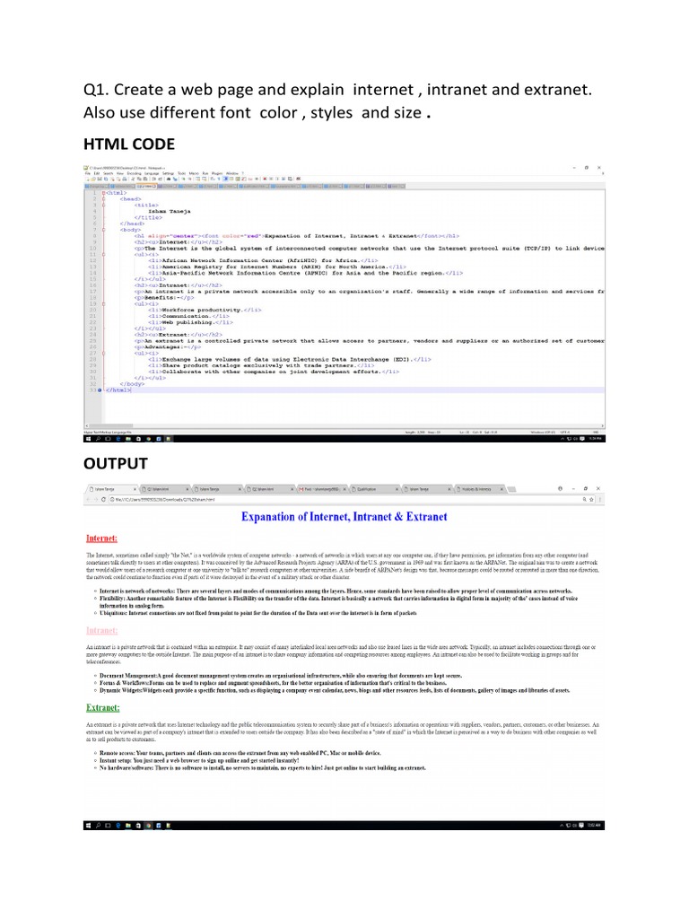 HTML Code | PDF | Web Page | Hyperlink