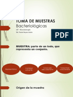 Toma de Muestras Bacteriológicas