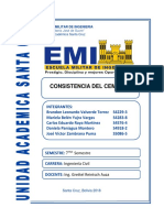 Consistencia Del Cemento