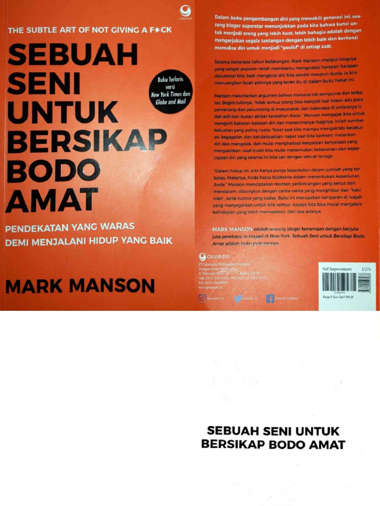 Sebuah Seni Untuk Bersikap Bodo Amat PDF PDF