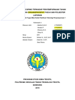 Pengaruh Suhu Curing Terhadap Penyempurnaan Tahan Api Menggunakan Organophospat Pada Kain Poliester