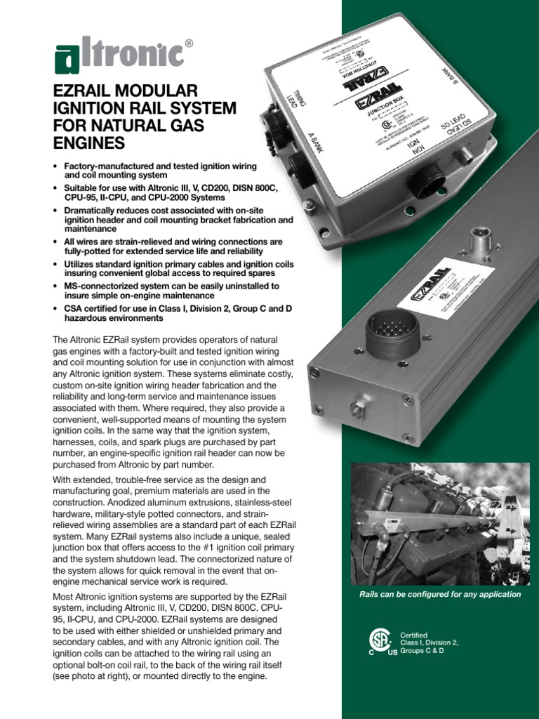 Altronic PDF PDF Ignition System Electrical Wiring