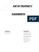 THE LAW OF EASEMENTS