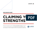 Claiming Your Strengths: Discussion Guide