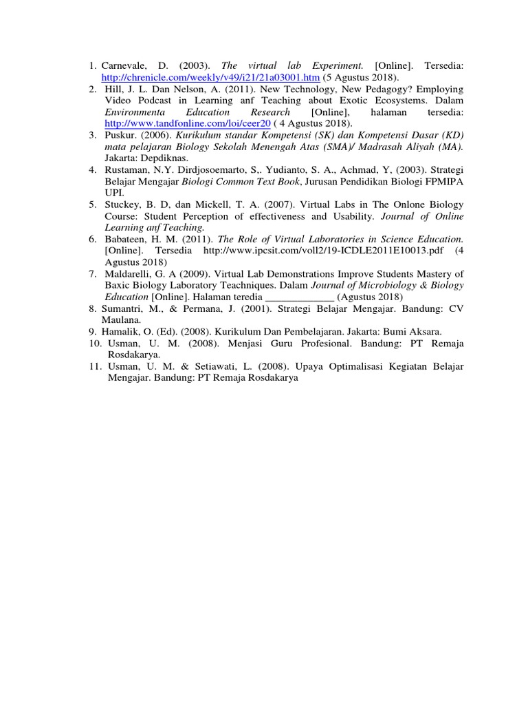 Virtual Labs in Biology Education | PDF | Science & Mathematics ...