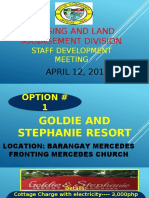 Housing and Land Management Division: Staff Development Meeting