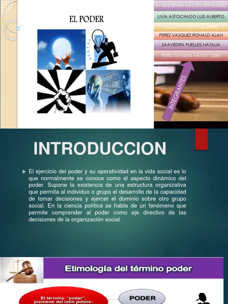 Dimensiones y Tipos de Poder Político | PDF | Estado (política ...