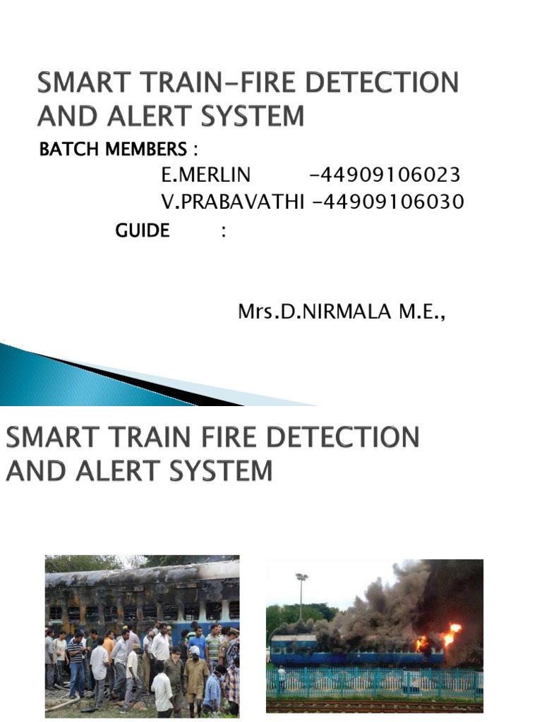 Fire Safety System for Trains | PDF | Wireless Sensor Network ...