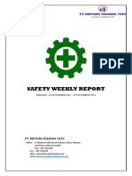 Safety Weekly Report: Pt. Bintang Wahana Tata