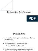 Disjoint Ssets