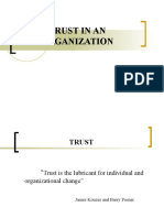 Trust in An Organization