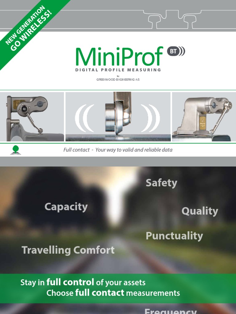 MiniProf BT Brochure 2015 PDF | PDF | Angle | Data Analysis