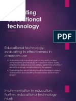 Evaluating Educational Technology