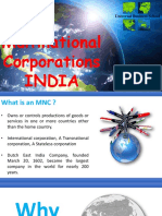 Multinational Corporations India: Universal Business School