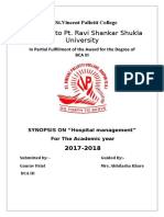 Affiliated To Pt. Ravi Shankar Shukla University: ST - Vincent Pallotti College