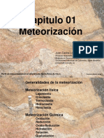 Meteorización: Procesos físicos y químicos