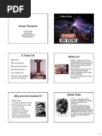 Group Thompson: Tesla Coils