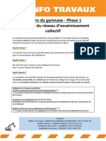 Chemin du Gymnase - Extension du réseau d'assainissement collectif