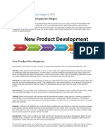 1) Explain The Various Stages of NPD: New Product Development Stages