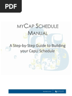 MyCap Schedule Manual