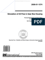 Simulation of Oil Flow in Gear Box Hoursing