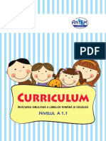 Curriculum ro