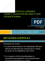 Benzodiazepinas Opiodes, Aines y Angentes De