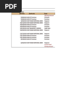 Ledger Statement: Bill Date Particular Type