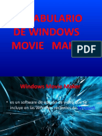 Vocabulario de Windows Movie Maker