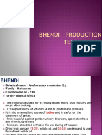 Bhendi - Production Technology