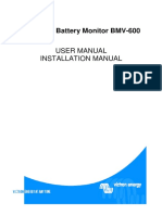 Precision Battery Monitor BMV-600: User Manual Installation Manual