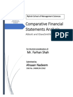 Finanlcial Statements Analysis