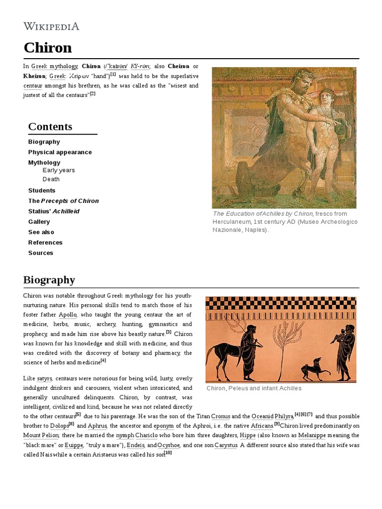 Chiron intelligence overview