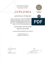 Lektorirano - Magistarska Diploma - Potvrda PDF