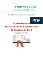 Curso básico desenho arquitetônico