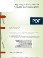 Bio-Inspired Steganography For Secure Underwater Acoustic Communications