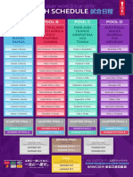 Calendrier RWC2019