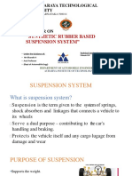 "Synthetic Rubber Based Suspension System": Visvesvaraya Technological University