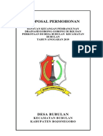 Proposal Permohonan Saluran Drainase