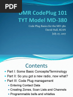 DMR CodePlug Basics