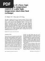 Application of a Fuzzy Logic