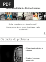 Relativismo Cultural e Os Direitos Humanos