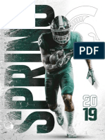 Michigan State Football's Spring Media Guide