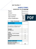 Template Number 1: Sample Template For School