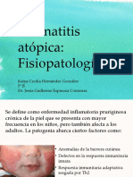 Dermatitis atópica: Fisiopatología de la barrera cutánea y respuesta inmune