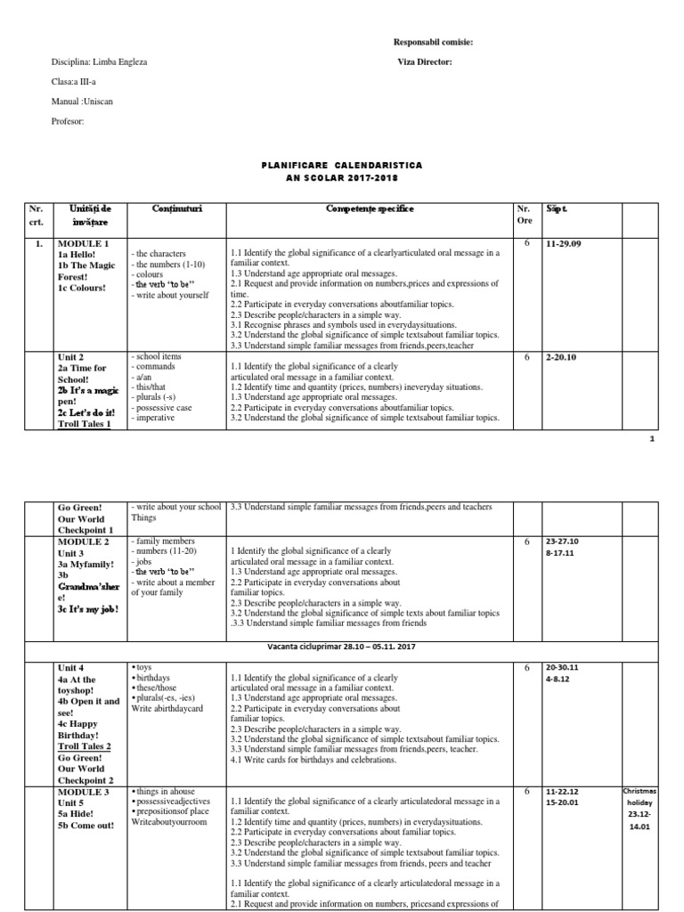 English Lesson Plan for 3rd Grade | PDF | Cognitive Science | Linguistics
